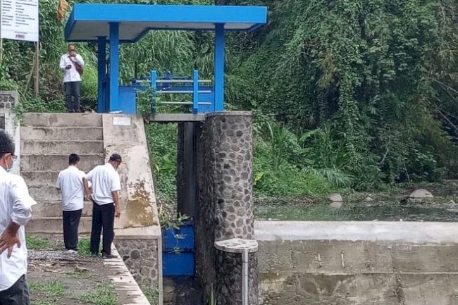 Pengecekan Rehabilitasi Daerah Irigasi Wajong, Tulung, Klaten