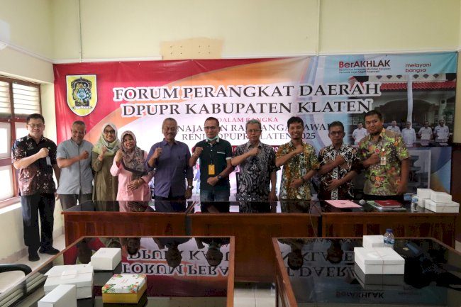 Forum Perangkat Daerah Penajaman Rancangan Awal Renja DPUPR Klaten Tahun 2024