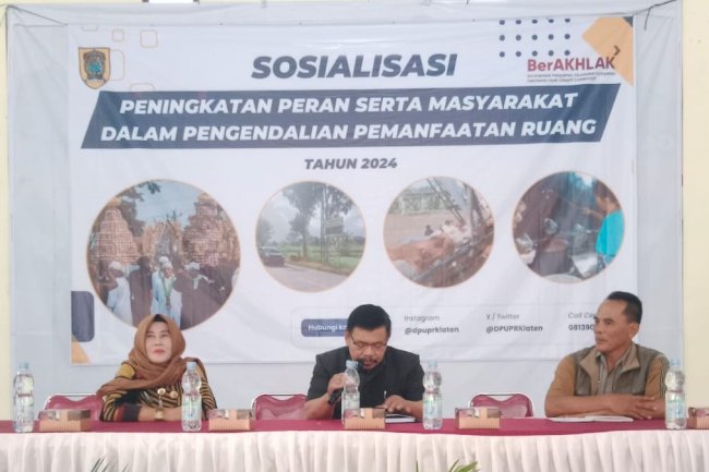 Sosialisasi Peningkatan Peran Serta Masyarakat dalam Pengendalian Pemanfaatan Ruang