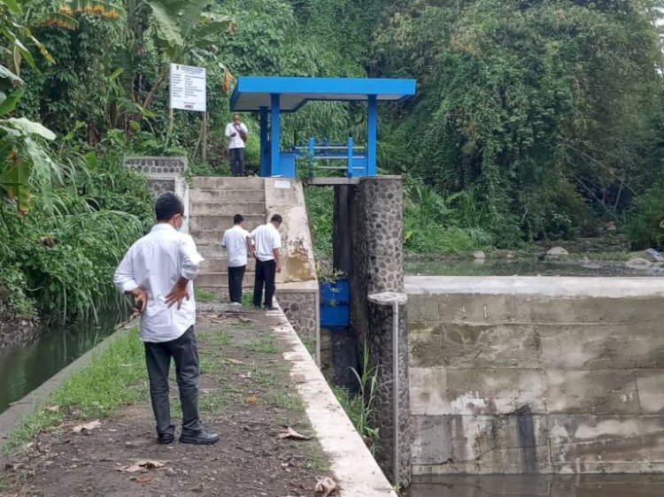 Pengecekan Rehabilitasi Daerah Irigasi Wajong, Tulung, Klaten