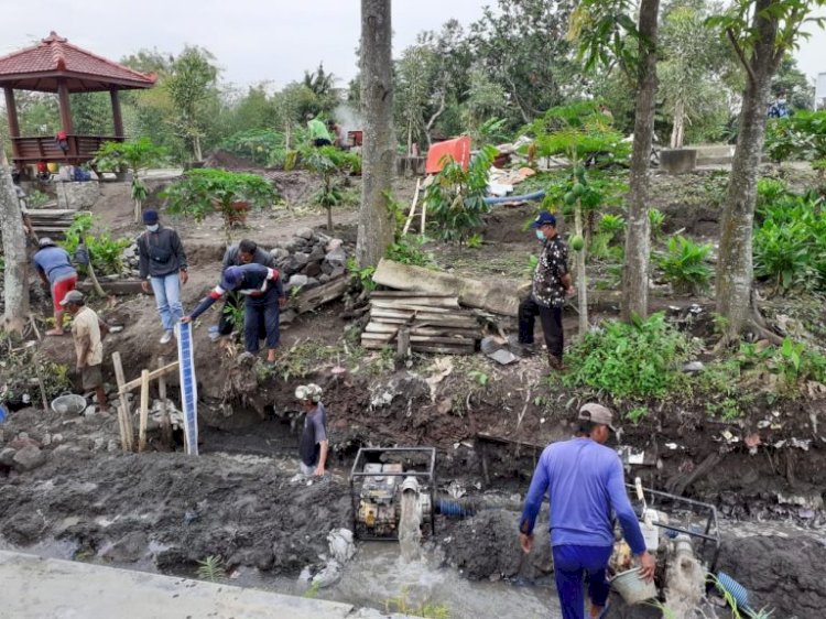 Monitoring Rehabilitasi Jaringan Irigiasi Saluran Pembuangan DI Jetis Bolo