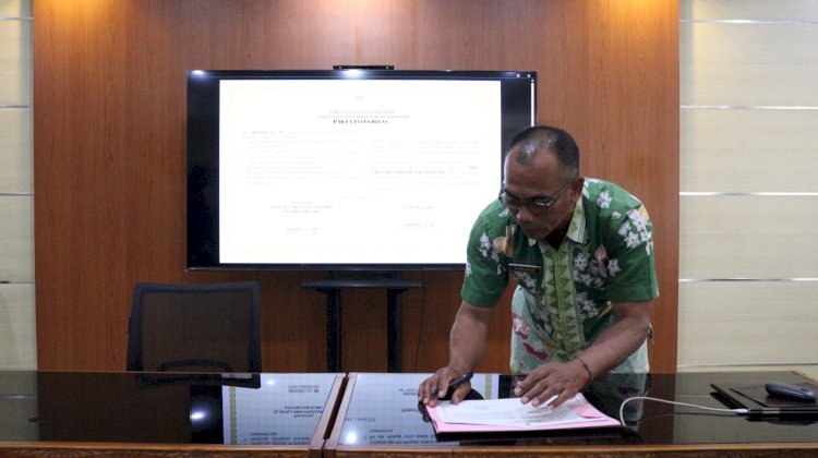 ASN DPUPR Klaten Tandatangani Pakta Integritas