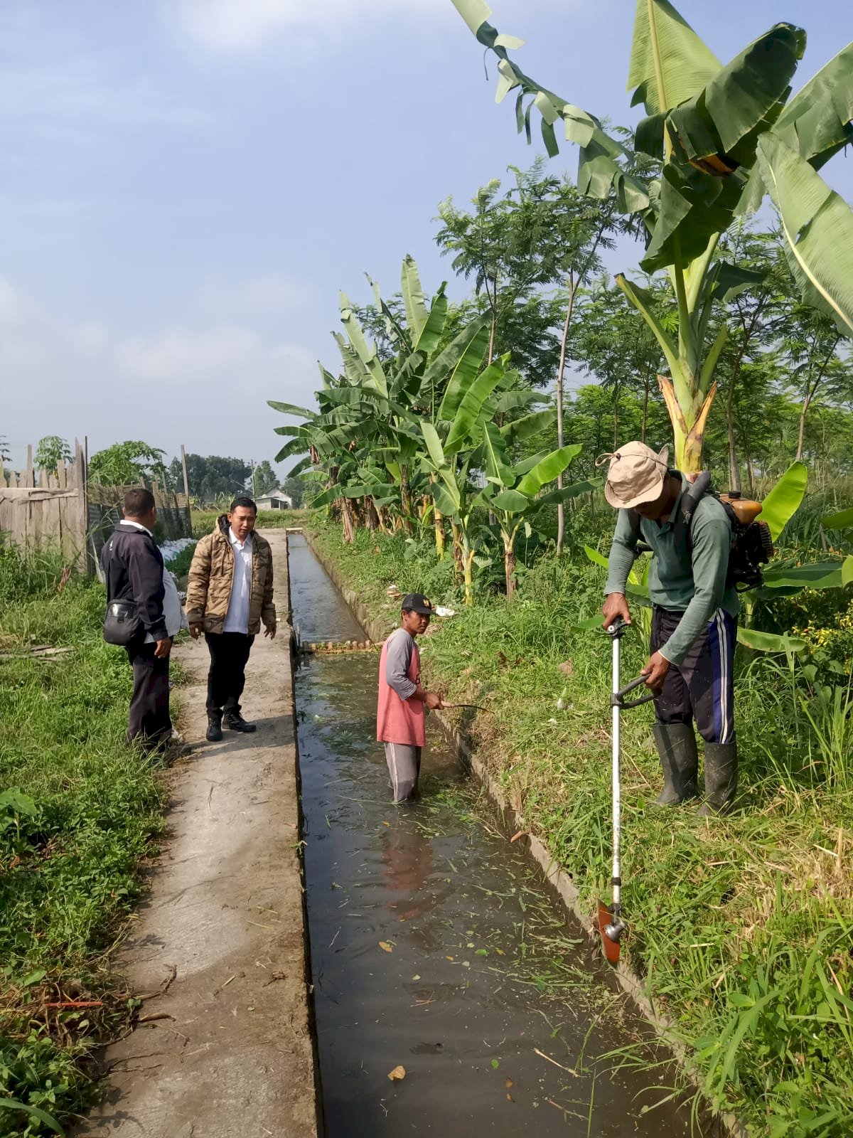 Perbersihan Saluran Irigasi DI Dedesan