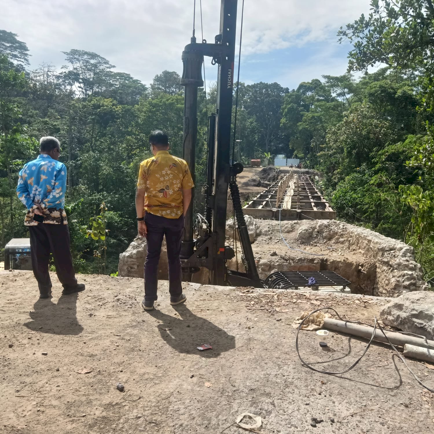 Monitoring Penggantian Jembatan Ngancar