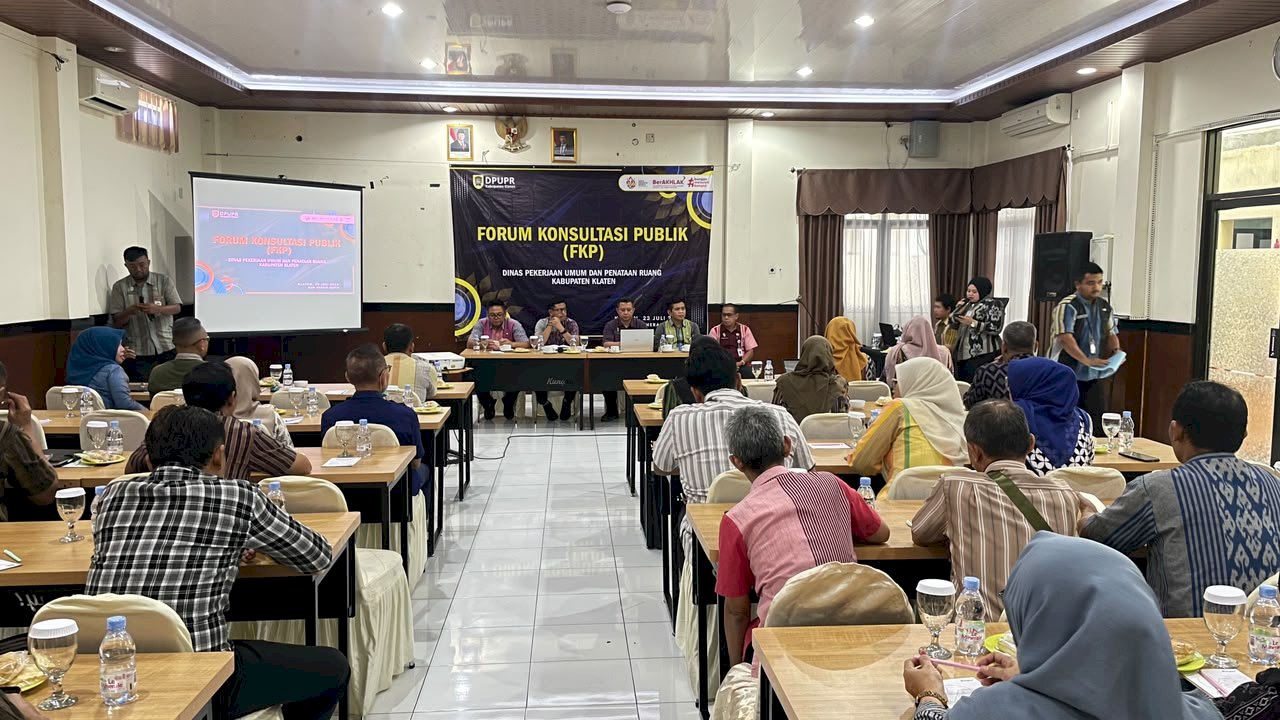 Forum Konsultasi Publik DPUPR Kabupaten Klaten 2026
